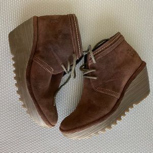 Fly London Suede Booties 7